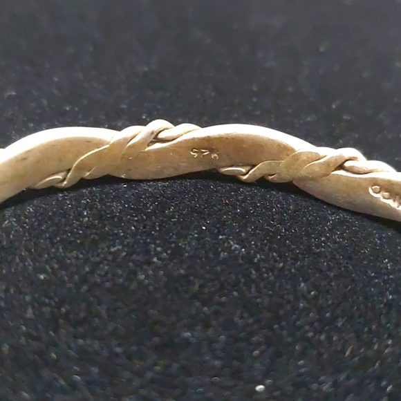 Vintage 925 Silver Bracelet .Mexico .Just a little Tarnishing - Picture 3 of 6